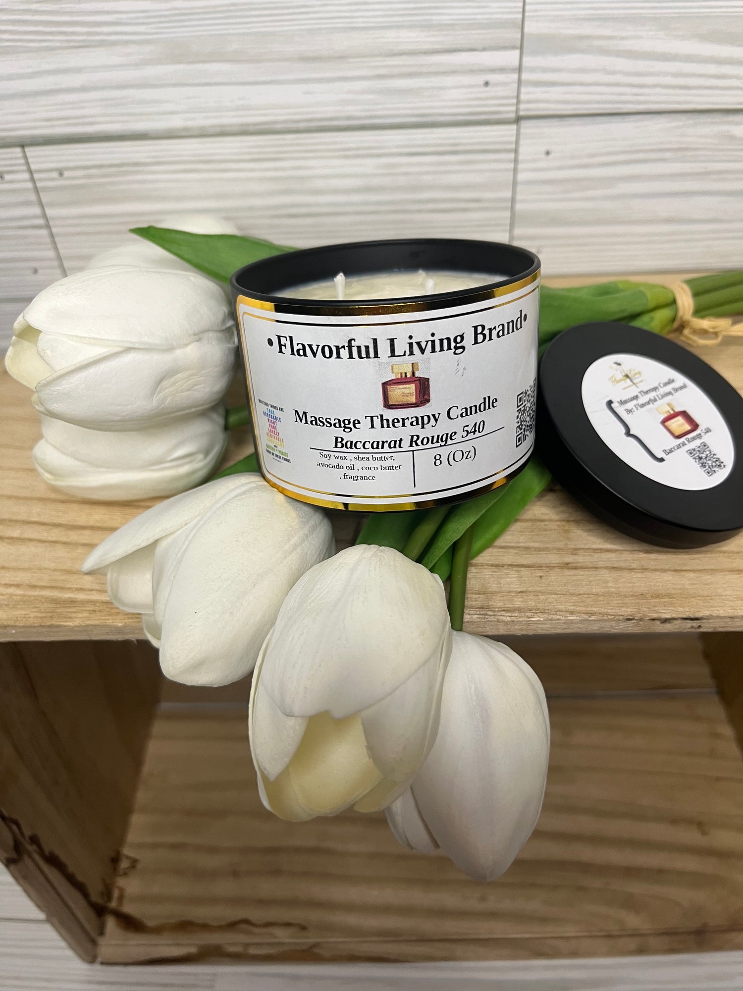 Massage candle for skin and aroma pleasures 