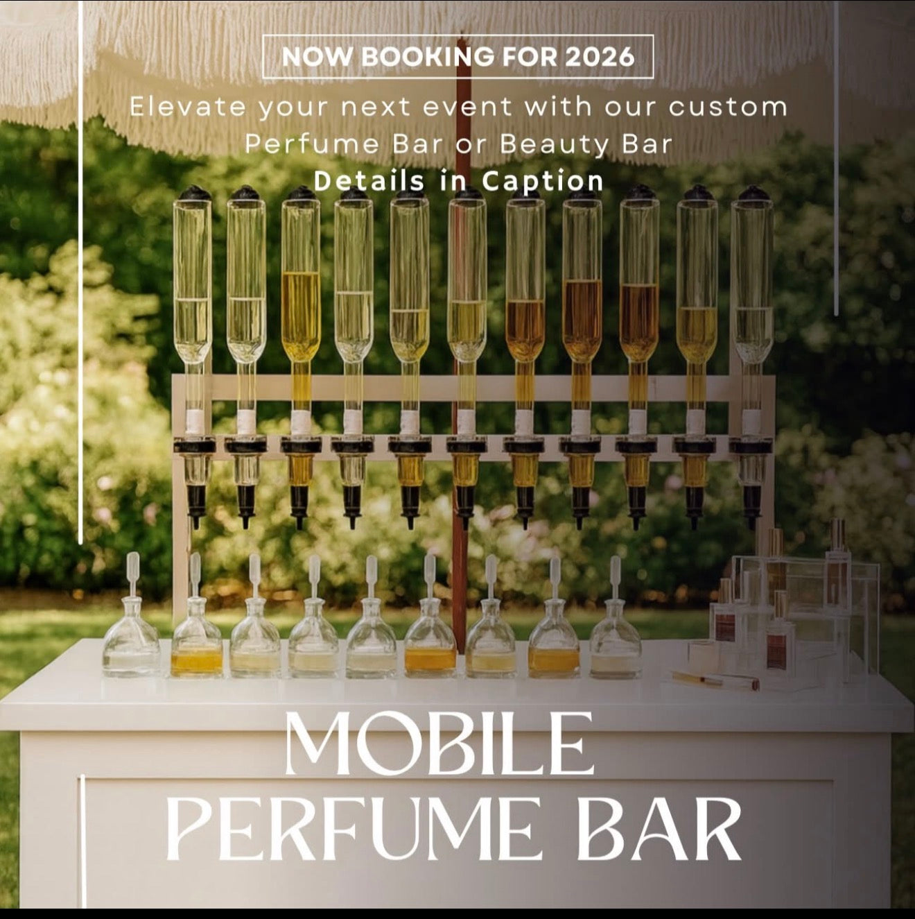 Book Your Service -Mobile Parfum & Fragrance Bar-